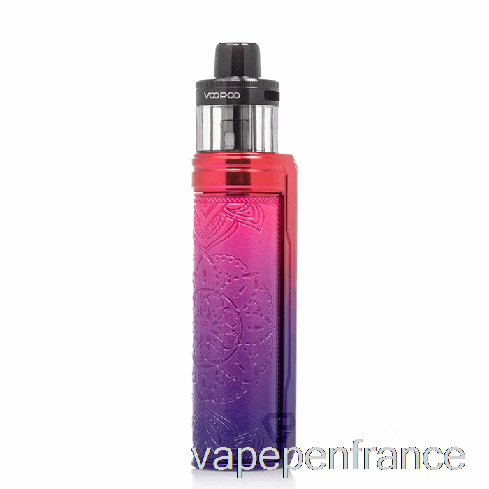 Voopoo Drag X2 80w Système De Pod Stylo Vape Rouge Moderne